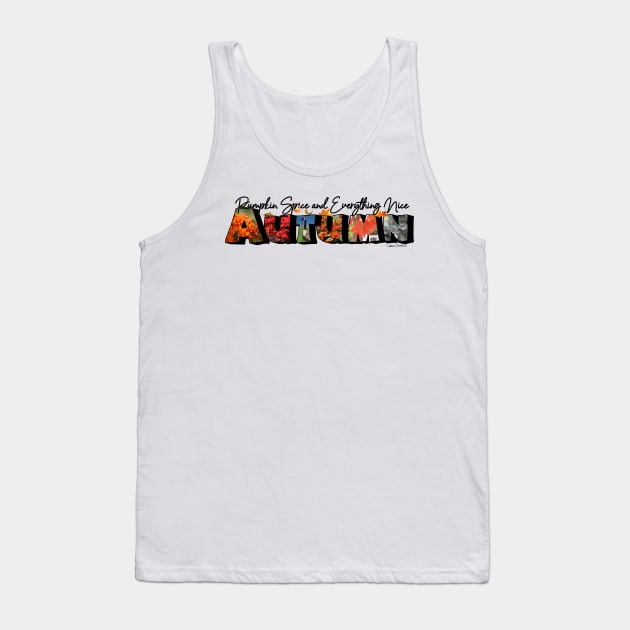 Autumn Big Letter Tank Top by ButterflyInTheAttic